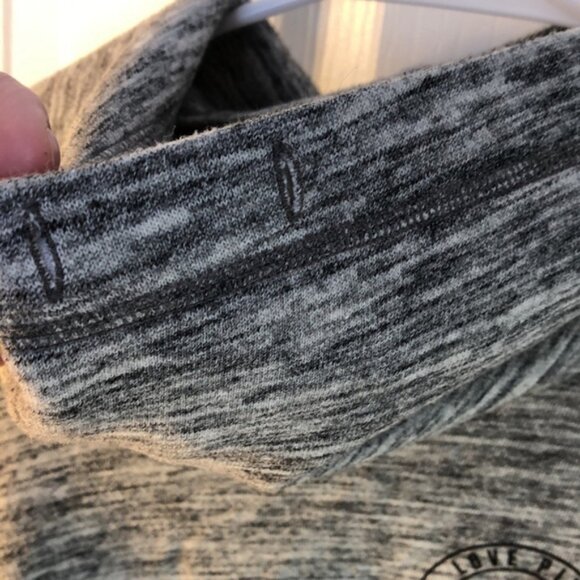 S Pink Victoria Secret grey cowl pullover sweater - Picture 3 of 10